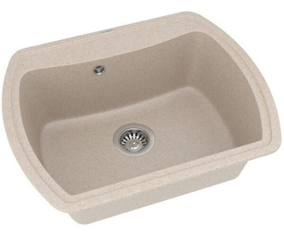 Кухонна мийка гранітна Vankor Norton, 63x51, бежевий (NORTON NMP 01.63 BEIGE)