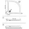 Душовий піддон Excellent Sense, 100х100 (BREX.SEN10WHC)