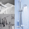 Комплект змішувачів 3 в 1 Grohe BauLoop, хром (UA123215M0)