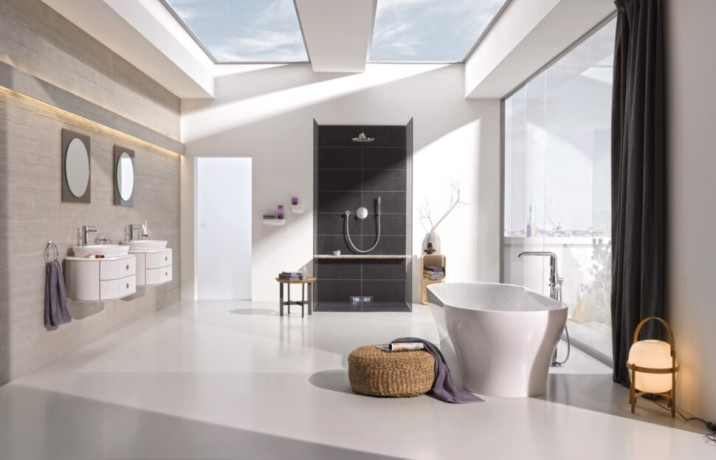 Смеситель для ванны Grohe Essence, однорычажный, хром (23491001)