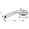 Ручний душ Hansgrohe Crometta 85 Green (28561000)