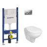 Комплект: Унітаз Kolo Idol + Інсталяція Geberit Duofix + Клавіша Delta 21 (M1310002U+458.126.00.1+115.125.46.1)