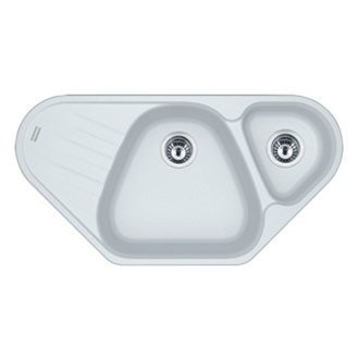 Кухонная мойка гранитная Franke AZG 661-E, 96x50, белый (114.0499.225)