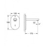 Змішувач для умивальника Grohe Eurosmart Cosmopolitan, інфрачервоний, хром (36335SD0)