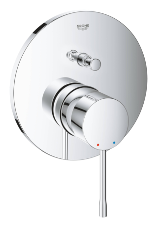 Смеситель для ванны Grohe Essence, однорычажный, хром (24058001)