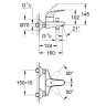 Комплект змішувачів 3 в 1 Grohe Euroeco, хром (123226S)