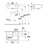 Умивальник підвісний Grohe Bau Ceramic , 55 (39440000)
