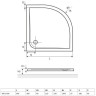 Душовий піддон Excellent Sense, 90x90 (BREX.SEN09WHN)