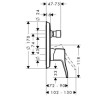 Термостат Hansgrohe Metris Classic, хром (31485000)