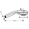 Ручний душ Hansgrohe Crometta 85 Vario (28562000)