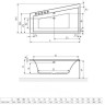 Ванна акрилова Excellent Sfera Slim, ліва, 170x100 (WAEX.SFL17WHS)