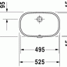 Умивальник врізний Duravit D-Code, 53 (338490000)