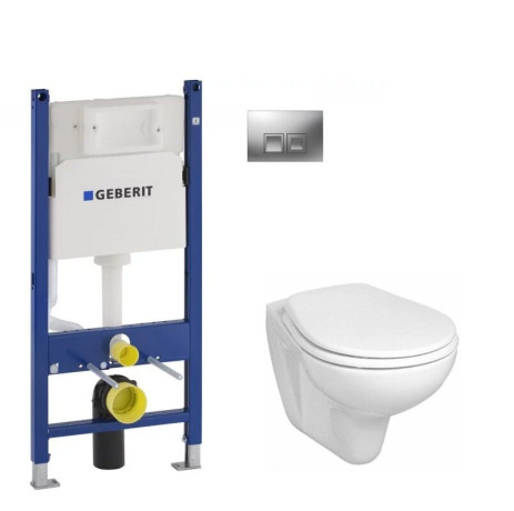Комплект: Унітаз Kolo Idol + Інсталяція Geberit Duofix + Клавіша Delta 50 (M1310002U+458.126.00.1+115.135.46.1)