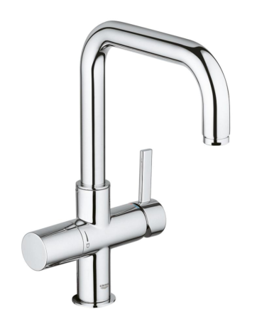 Змішувач для кухні Grohe Bi-Flow Blue, одноважільний, хром (31303000)