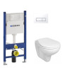 Комплект: Унітаз Kolo Idol + Інсталяція Geberit Duofix + Клавіша Delta 51 (M1310002U+458.126.00.1+115.105.11.1)