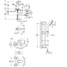 Комплект змішувачів 3 в 1 Grohe Eurosmart Cosmopolitan, хром (UA126112M0)