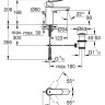 Комплект змішувачів 3 в 1 Grohe Eurosmart Cosmopolitan, хром (UA126112M0)
