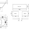 Панель для ванни Ravak City Slim 80 R, 80 (X000001066)