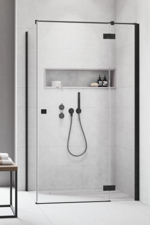 Душевая кабина Radaway Essenza New Black KDJ, левая, 110x110 (385041-54-01L)