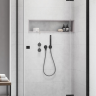 Душевая кабина Radaway Essenza New Black KDJ, левая, 110x110 (385041-54-01L)
