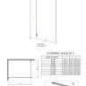 Душова стінка Radaway Walk-In Euphoria W1 70 (383117-01-01)