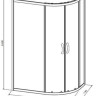 Душевая кабина AM.PM Bliss Twin Slide, левая, 120x80 (W56G-302U120MT)