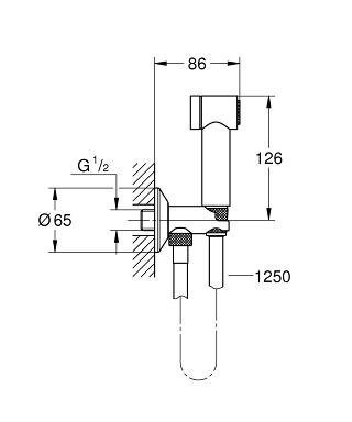Гігієнічний душ Grohe Concetto (26332007)