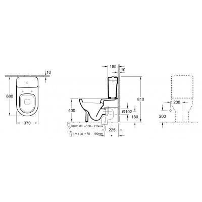 Унітаз підлоговий Villeroy&Boch Subway (66101001)