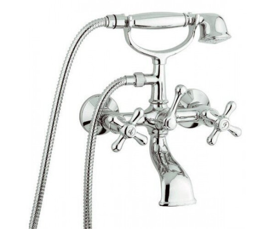 Смеситель для ванны Emmevi Deco Classic, двухвентильный, золото (OR12011)