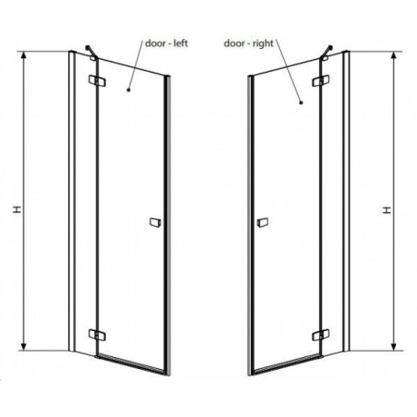 Душові двері Radaway Fuenta New DWJ 130L, ліві (384017-01-01L)