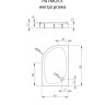 Душовий піддон Radaway Patmos E, 100x80 (4P81155-03R)