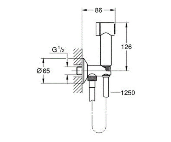 Гігієнічний душ Grohe Sena Trigger Spray (26332000)