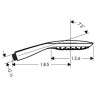 Ручний душ Hansgrohe PuraVida 150 3jet (28557400)