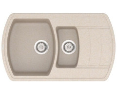Кухонна мийка гранітна Vankor Norton, 86x51, бежевий (NORTON NMP 04.86 BEIGE)