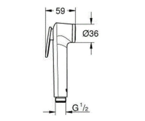 Гігієнічний душ Grohe Tempesta (28020L01)