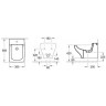 Біде підвісне Villeroy&Boch La Belle (542700R2)