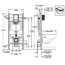 Інсталяція для унітазу Grohe Rapid SL (3884000G)