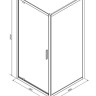 Душевая кабина AM.PM Like Square, 90x90 (W80G-303-090MT)