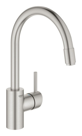 Змішувач для кухні Grohe Concetto New, одноважільний, сріблястий (32663DC3)