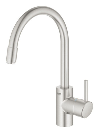 Змішувач для кухні Grohe Concetto New, одноважільний, сріблястий (32663DC3)