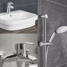 Комплект смесителей 3 в 1 Grohe Eurosmart, хром (UA123246M0)