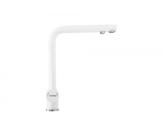 Смеситель для кухни Interline Mix New, однорычажный, (MIX NEW WHITE)