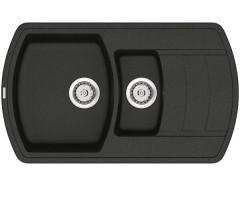 Кухонна мийка гранітна Vankor Norton, 86x51, чорний (NORTON NMP 04.86 BLACK)