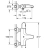 Комплект змішувачів 3 в 1 Grohe Eurosmart, хром (UA34101TM0)