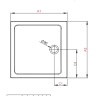 Душовий піддон Radaway Doros C Compact, 100x100 (SDRC1010-05)