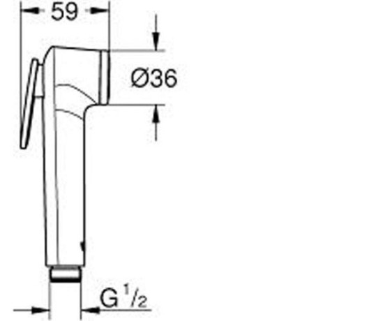 Гігієнічний душ Grohe Tempesta Trigger (27512001)