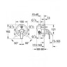 Смеситель для ванны Grohe Euroeco, однорычажный, хром (32747000)