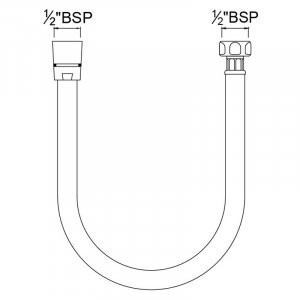 Душовий шланг Jaquar, 150 (SHA-CHR-571)