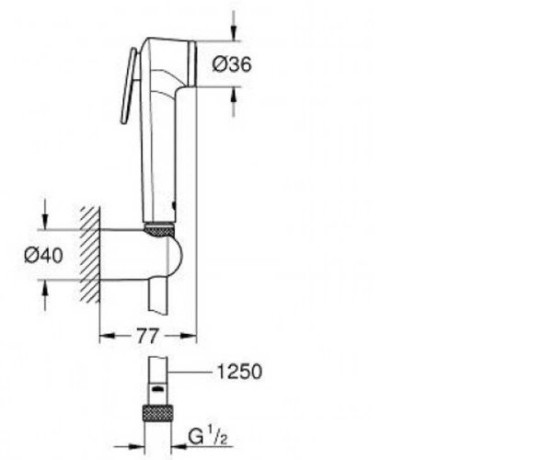Гігієнічний душ Grohe Tempesta-F (26356IL0)