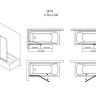 Шторка для ванни Koller Pool QP95, 140x115 (QP95)